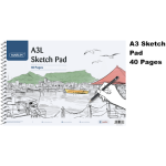 Marlin A3L Sketch pad 40 leaves side spiral